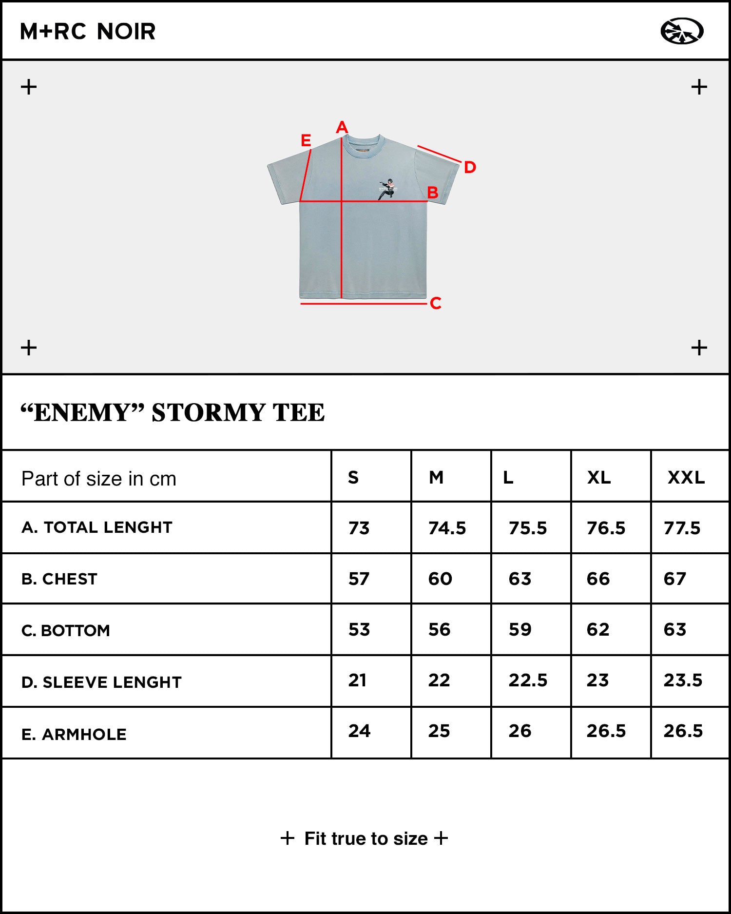 Enemy Stormy Tee - mrcnoir