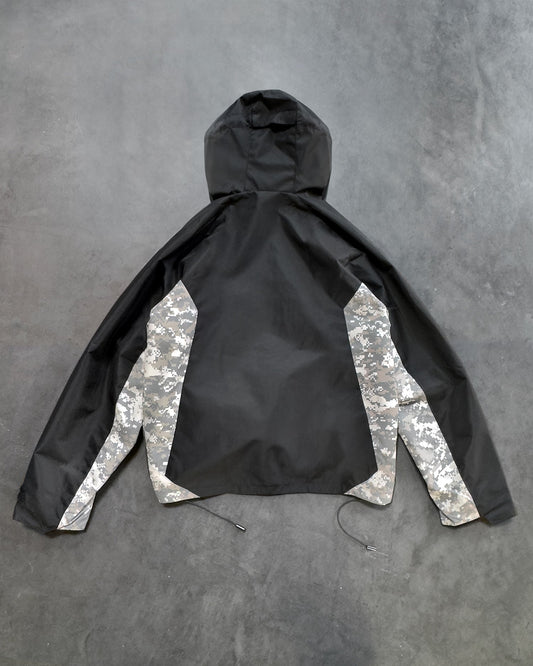 "God’s Complex" Snow Digit Camo Black Jacket - mrcnoir