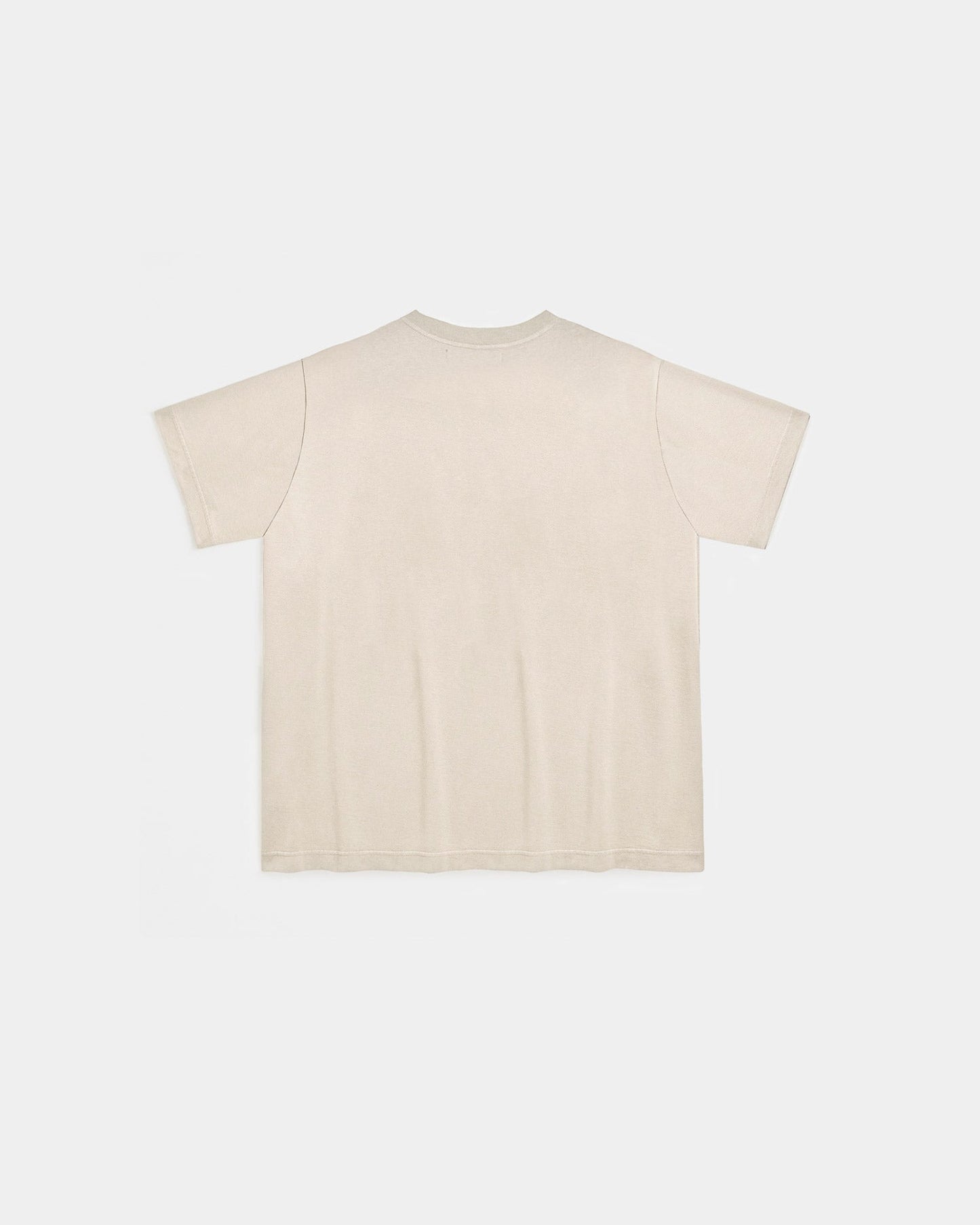 "Marché Noir air" Beige tee - mrcnoir