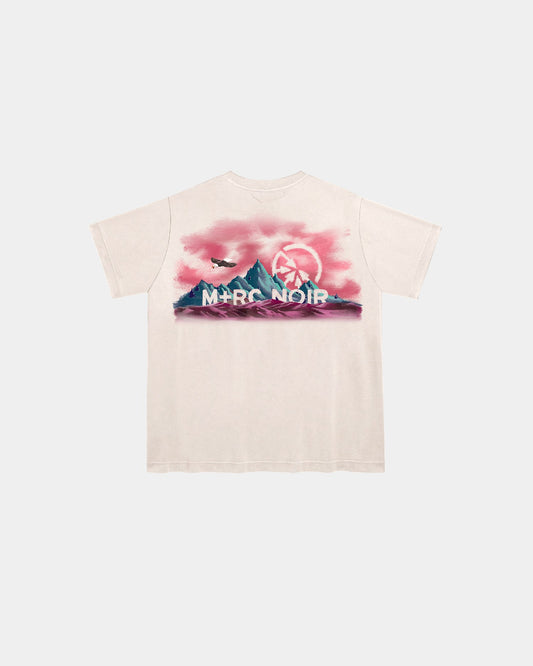 "Memories from Hawaii" Beige tee - mrcnoir