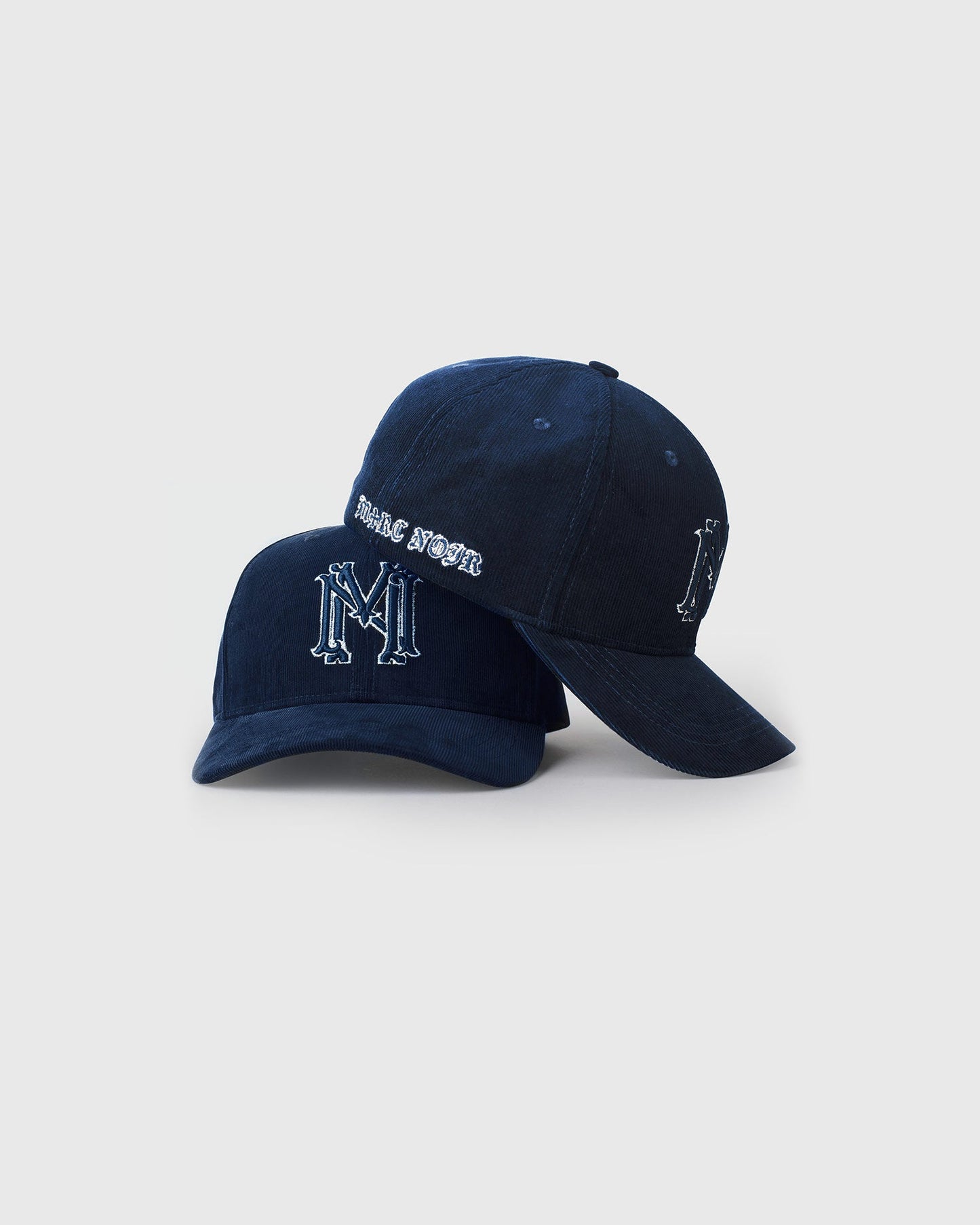 Midnight Blue Blazon Corduroy hat - mrcnoir