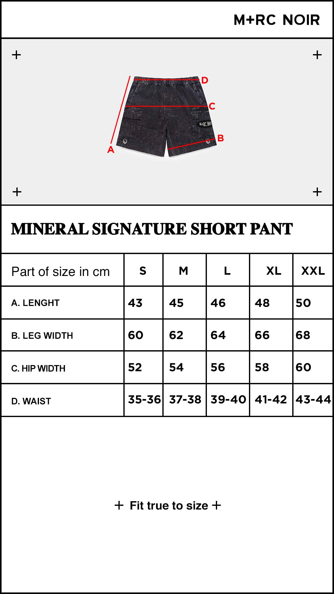 Mineral Signature Short Pant - mrcnoir