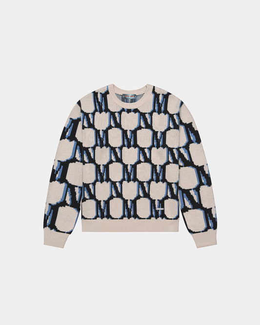 Monogram Knitted Sweater - mrcnoir