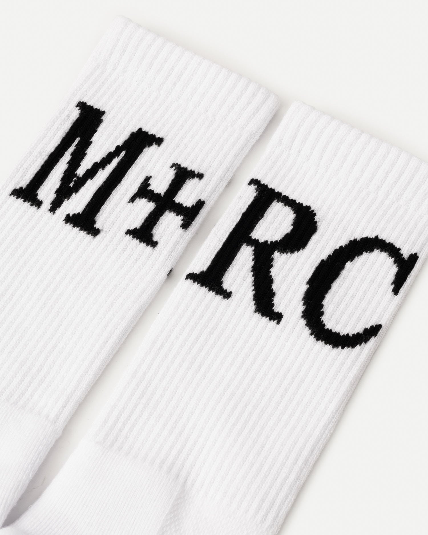 M+RC White Royal Socks - mrcnoir