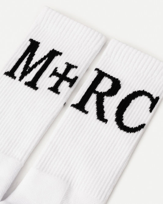M+RC White Royal Socks - mrcnoir