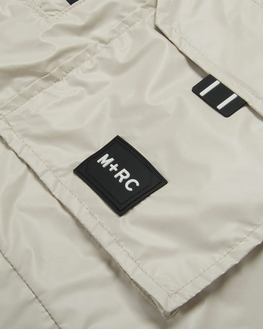 PU Carbon off white Jacket - mrcnoir