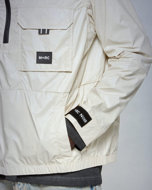 PU Carbon off white Jacket - mrcnoir
