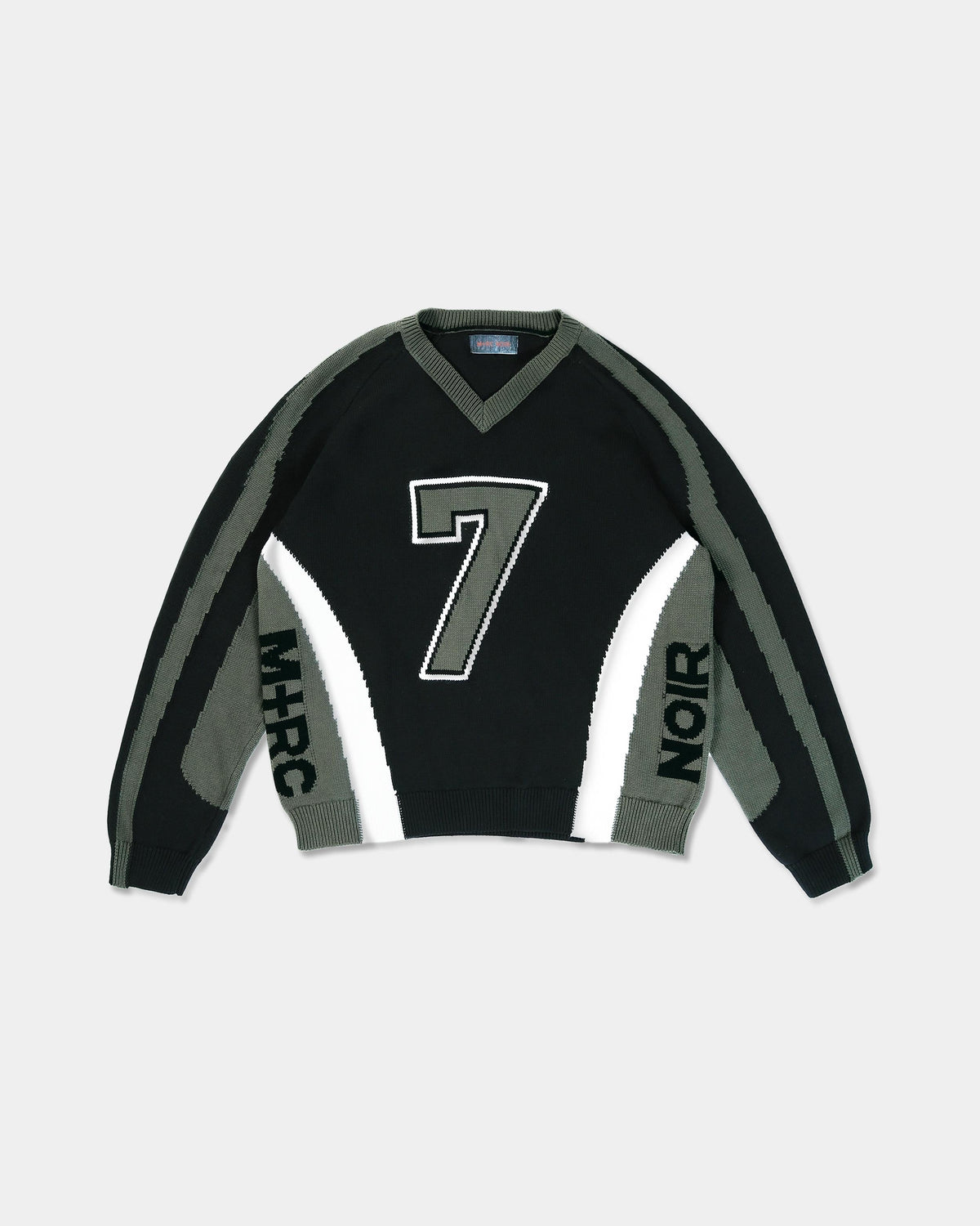 "Seven Lives" Football Knitted Sweater - mrcnoir