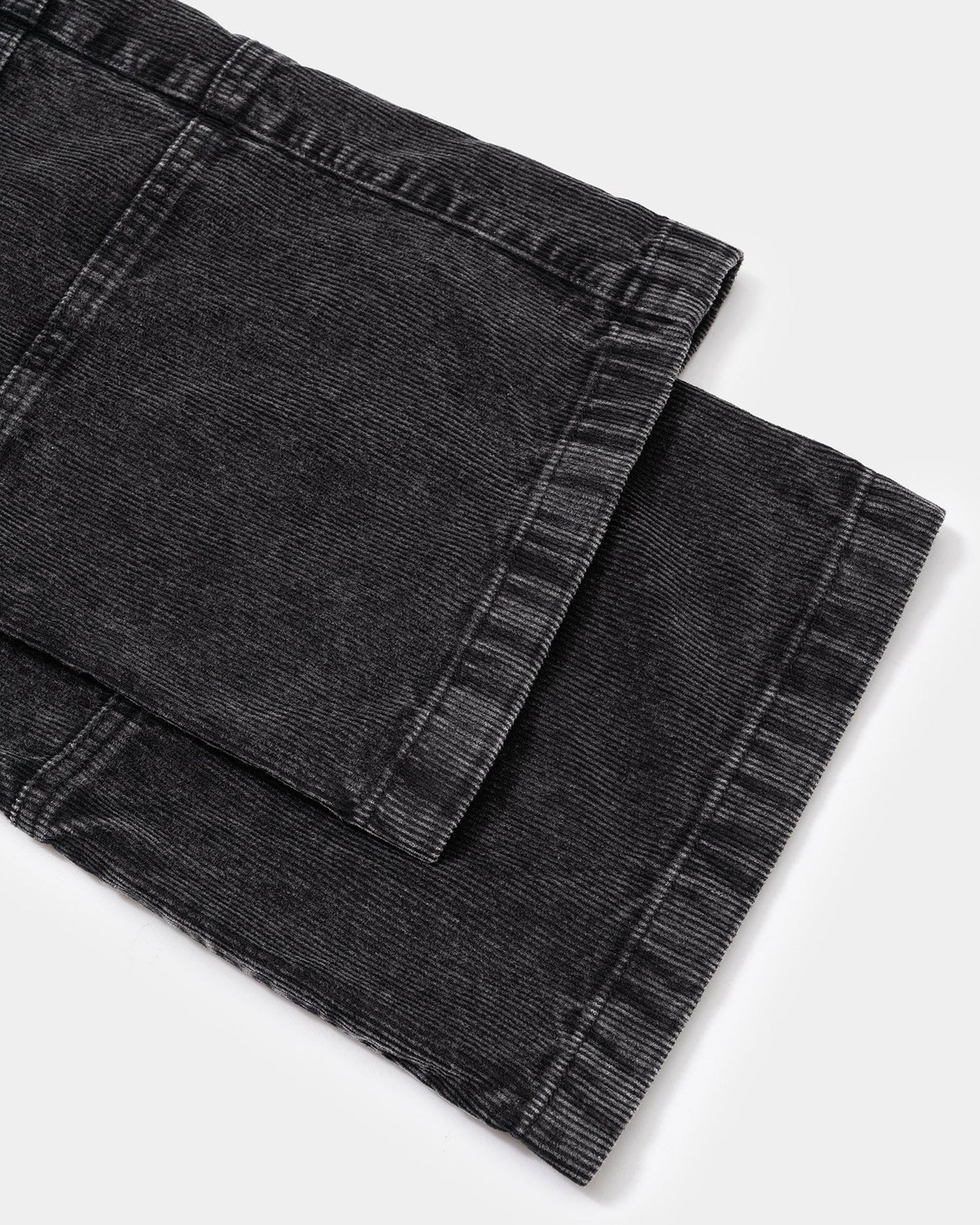 Styx Corduroy Black Cargo Pant - mrcnoir