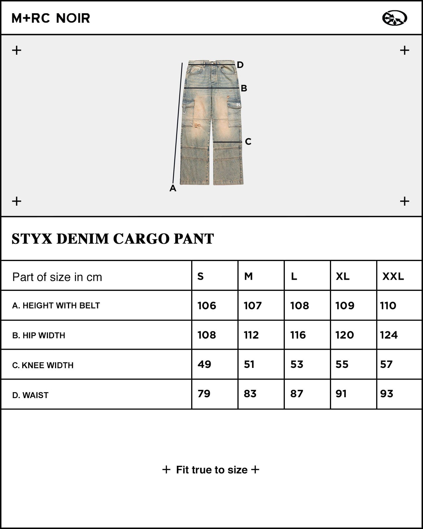 Styx Denim Cargo Pant - mrcnoir
