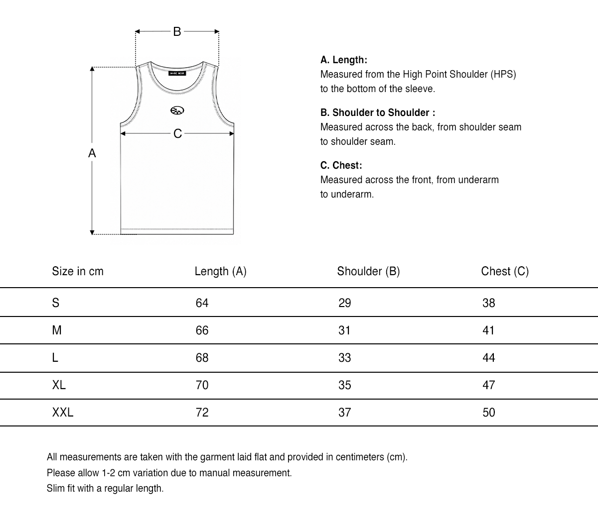 T-shirt "Distorsion" couleur écru size guide