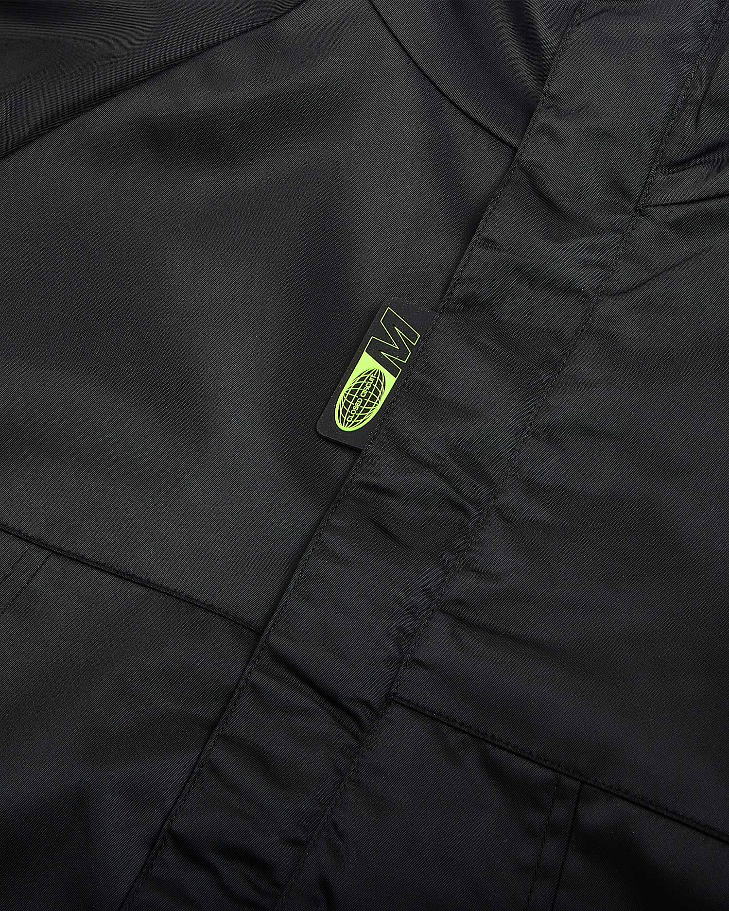 US Black Nylon Tactical Jacket - mrcnoir