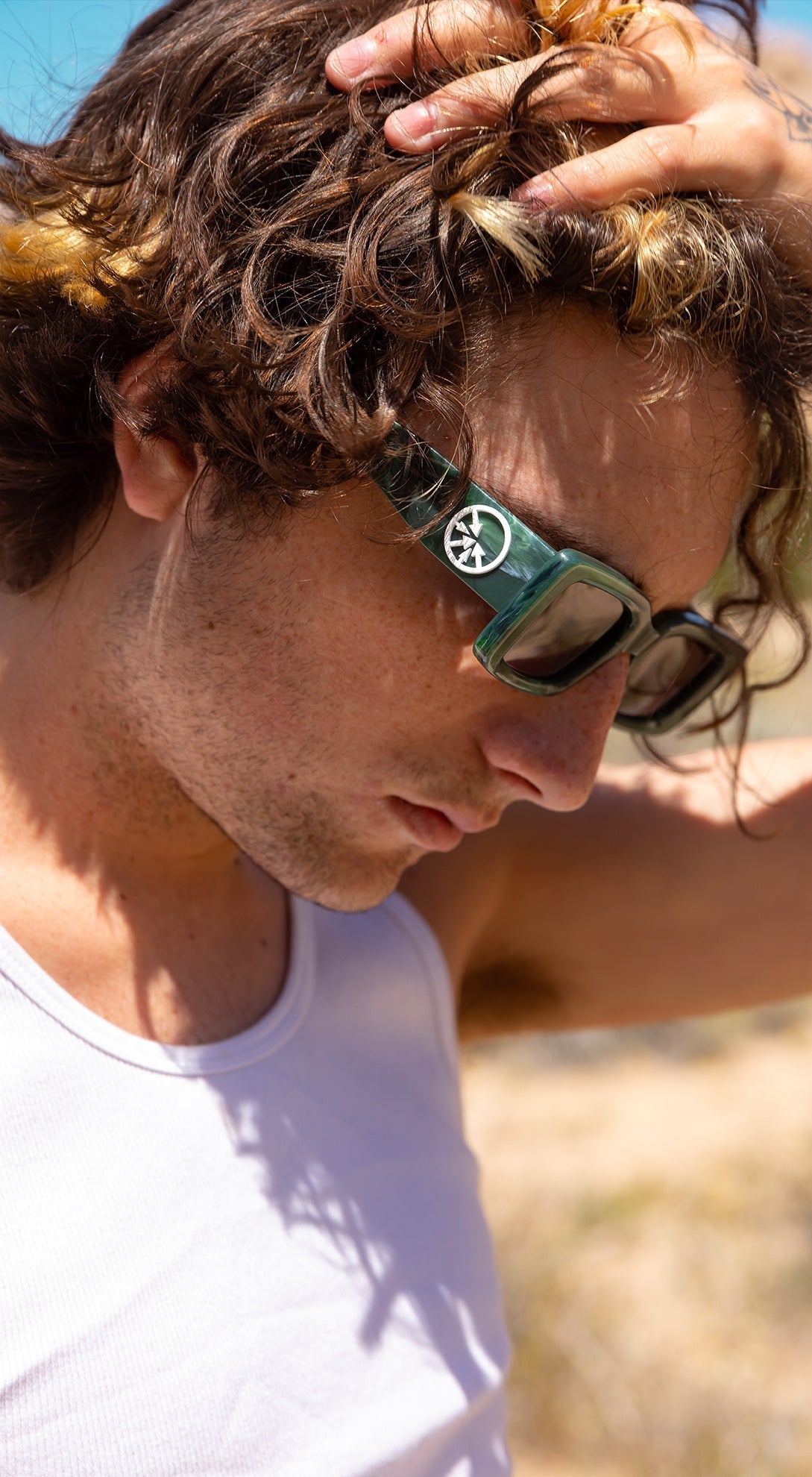 US Green Marble Sunglasses - mrcnoir