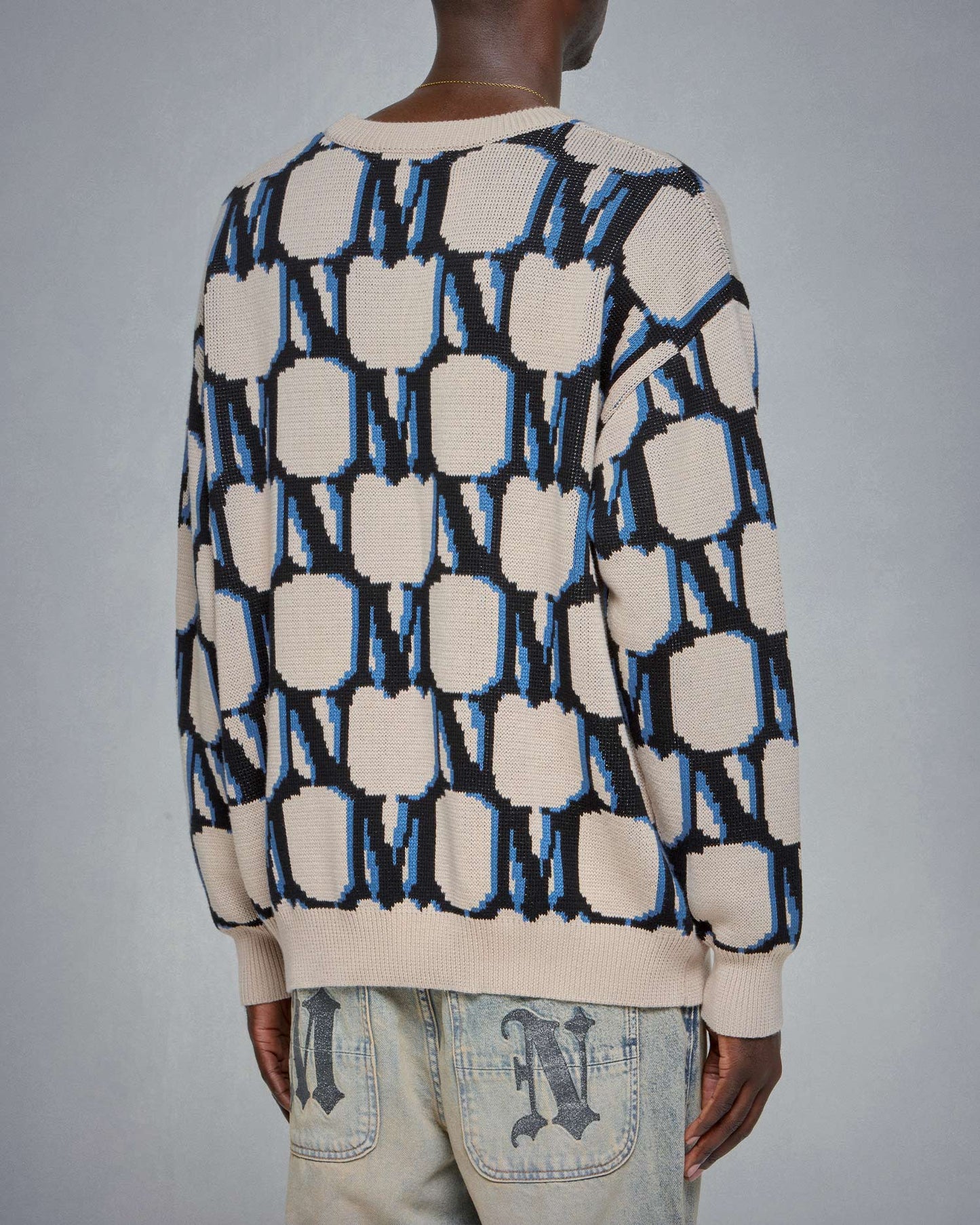 USA Monogram Knitted Sweater - mrcnoir