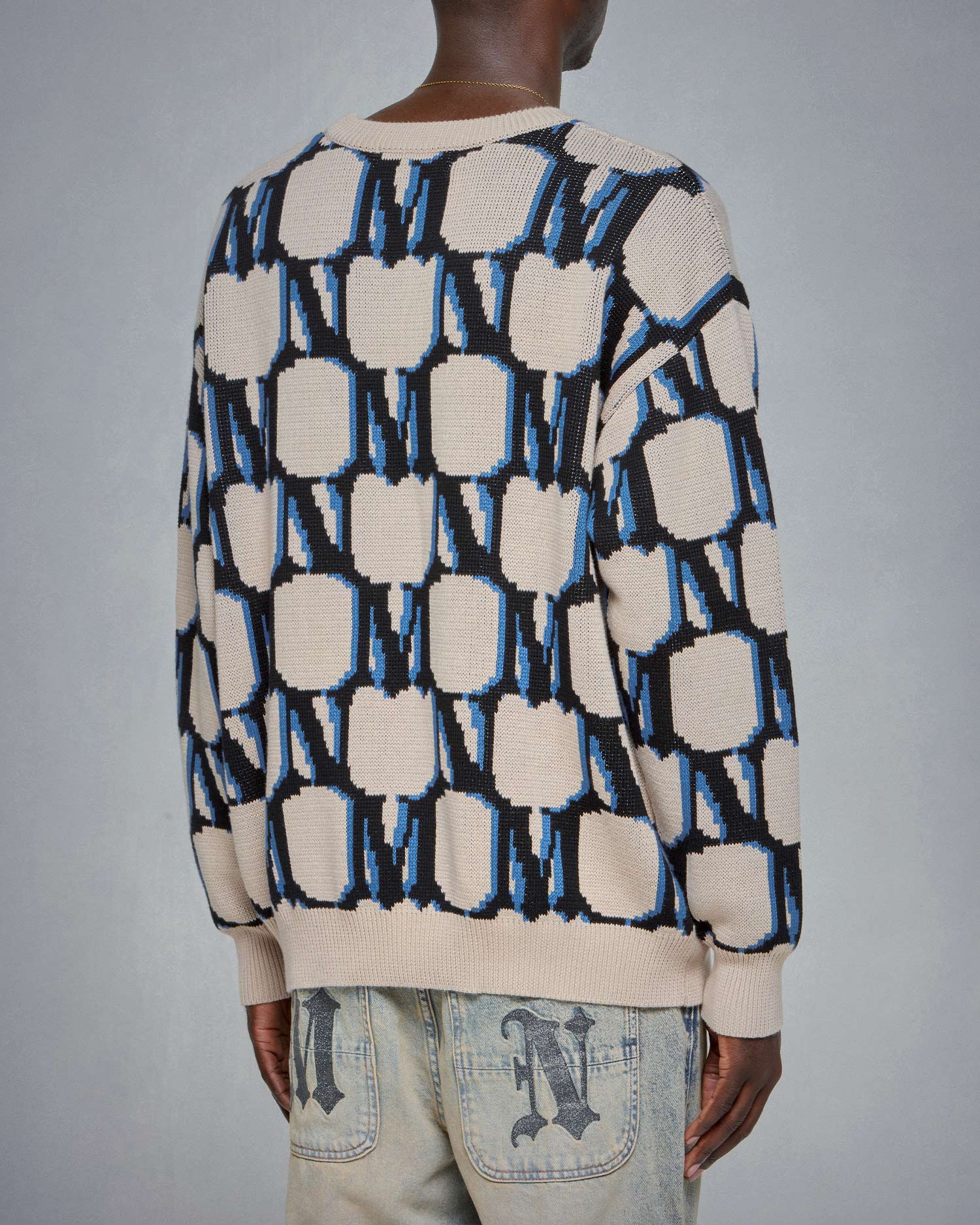 USA Monogram Knitted Sweater - mrcnoir