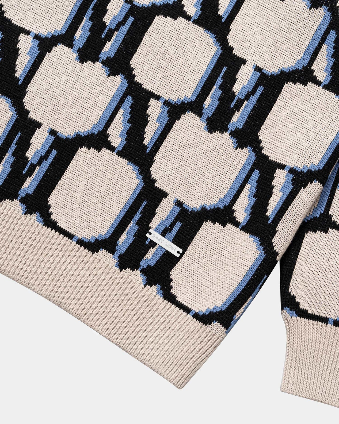 USA Monogram Knitted Sweater - mrcnoir