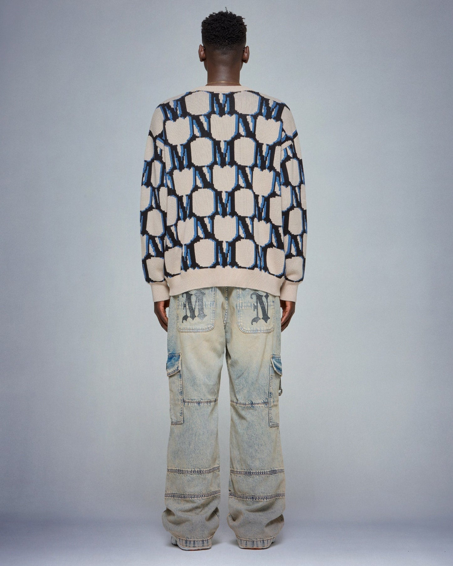 USA Monogram Knitted Sweater - mrcnoir