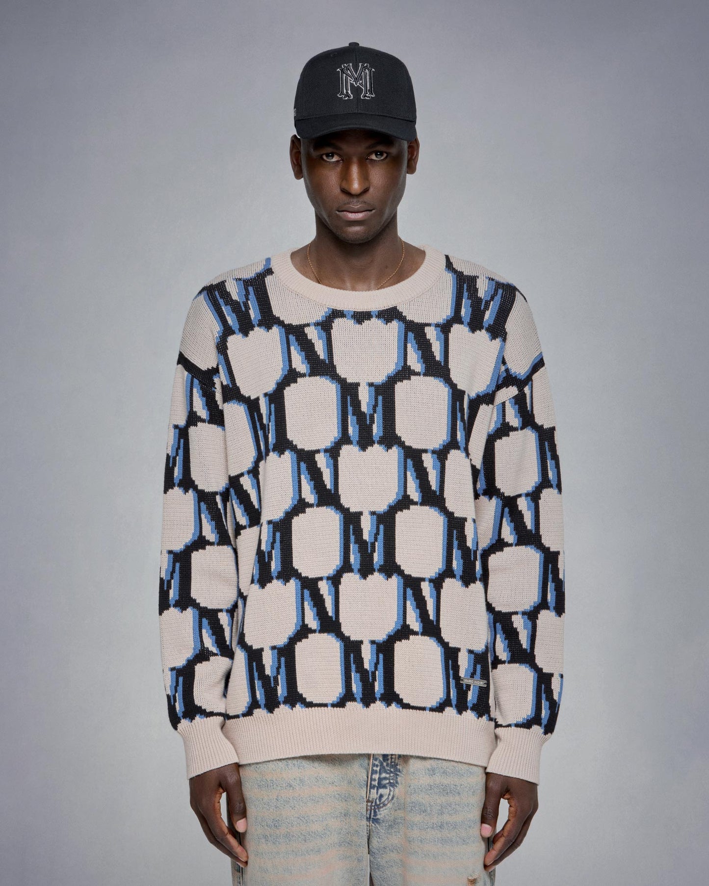 USA Monogram Knitted Sweater - mrcnoir