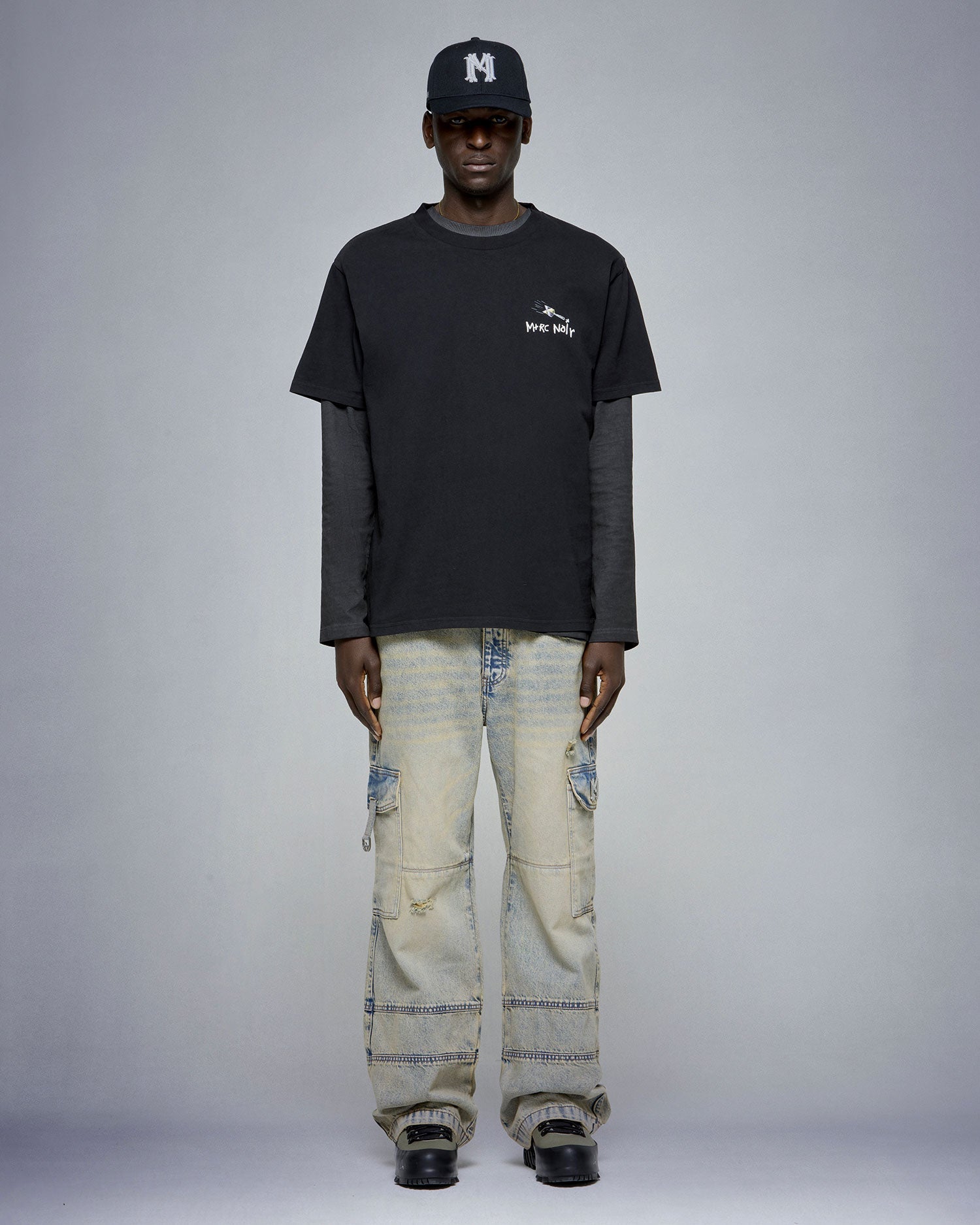 USA “Target” 300gms black tee - mrcnoir