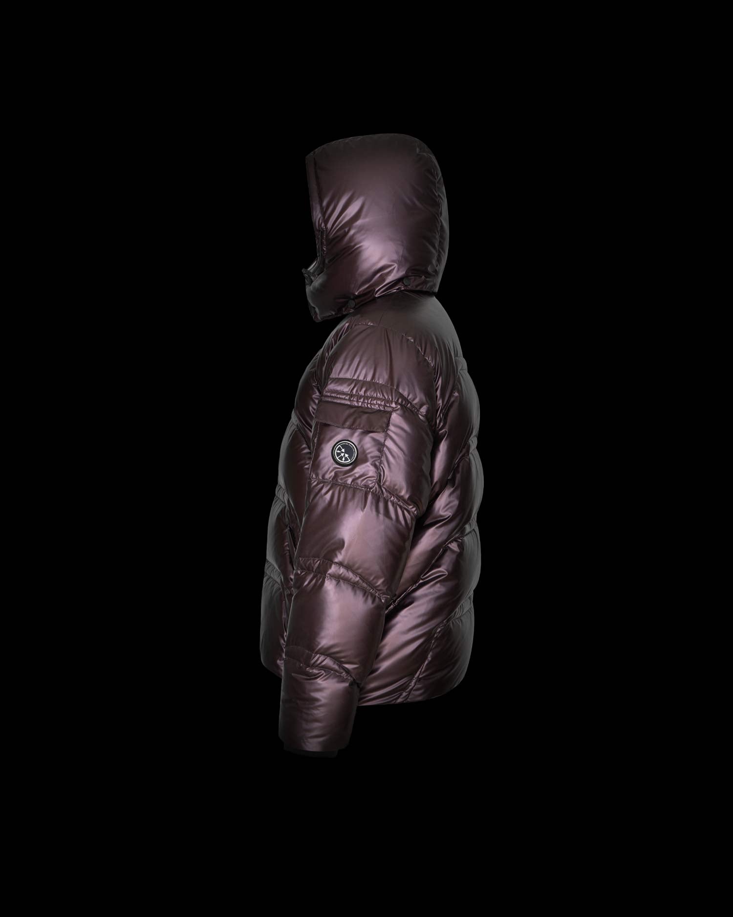 Wavy Purple Down Jacket - mrcnoir