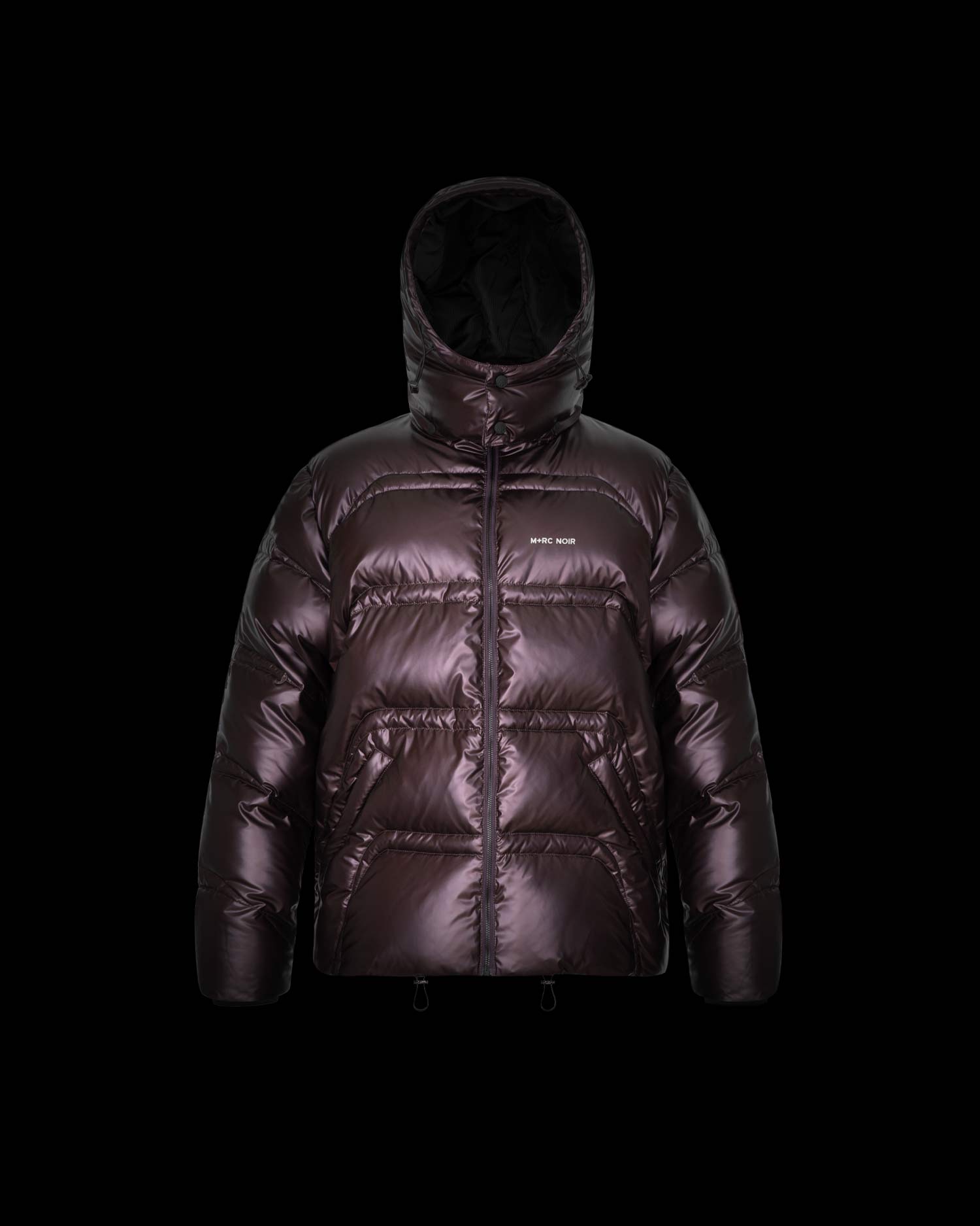 Wavy Purple Down Jacket - mrcnoir